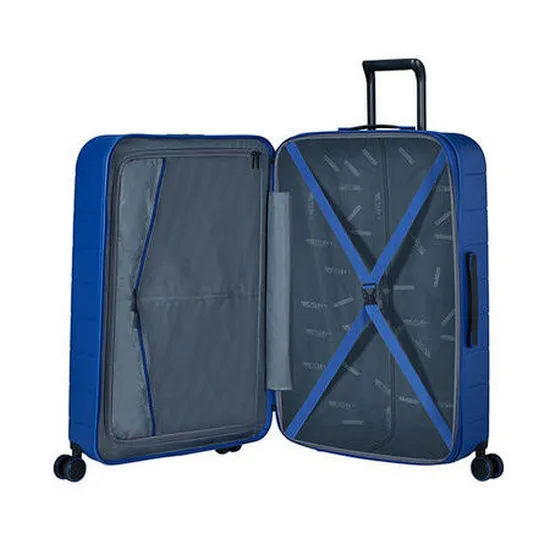 Valiza American Turister NOVASTREAM pe 4 roti 77/28 TSA EXP albastru inchis