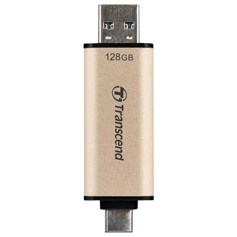 USB Flash накопитель Transcend JetFlash 930C, 128Гб, Золотистый