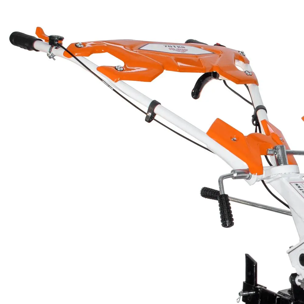 Motocultor Ruris 701KS + roti cauciuc 4.00-8 + plug reversibil rev1 + roti metalice 400 fara manicot