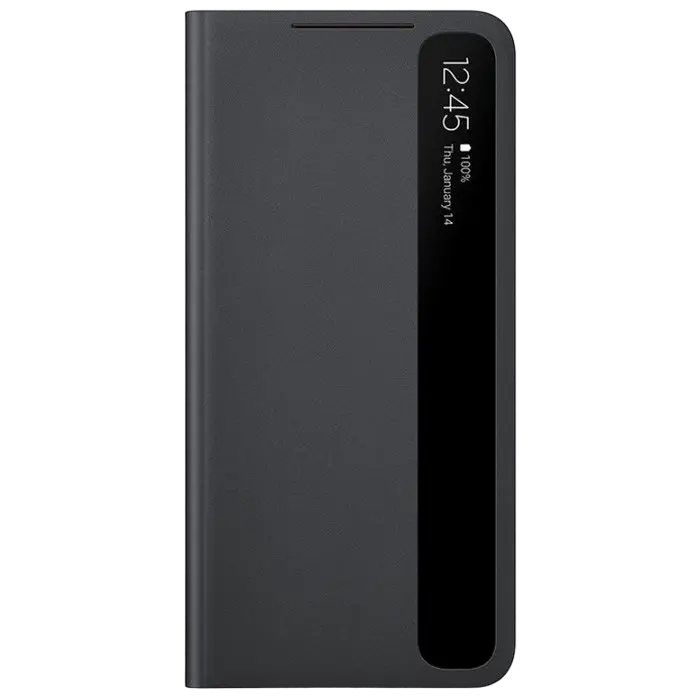 Husă Samsung Smart Clear View Cover for Galaxy S21, Negru
