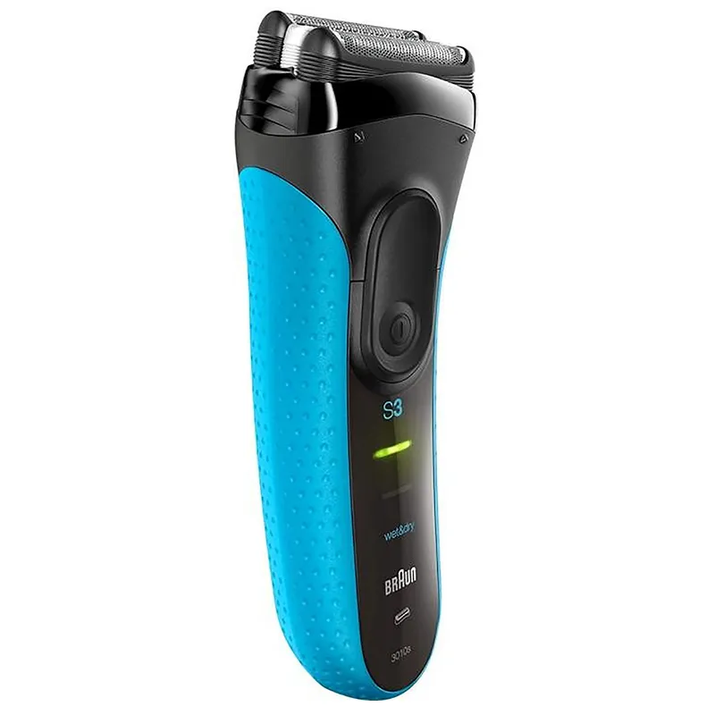 Электробритва мужская Braun 3010 BT WD, Синий