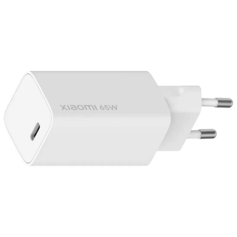 Încărcător Xiaomi Mi 65W Fast Charger with GaN Tech Type-C, 65W, Alb