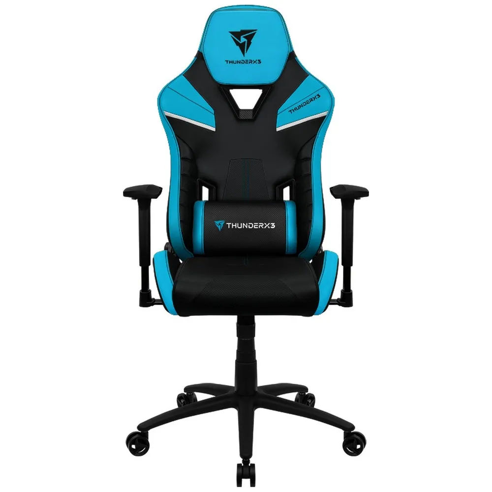 Scaun Gaming ThunderX3 TC5, PU Piele, Negru/Albastru