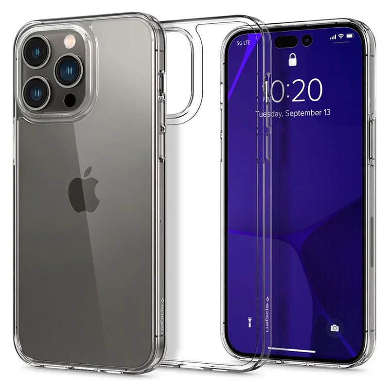 Чехол Spigen iPhone 14 Pro Max, Airskin Hybrid, Прозрачный