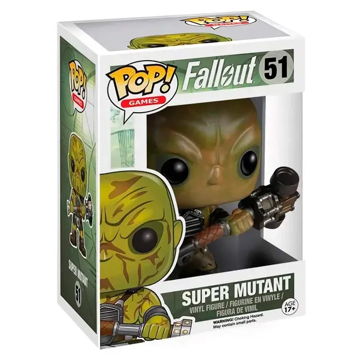 Figurine de vinil Funko POP! Super Mutant, Fallout Heroes