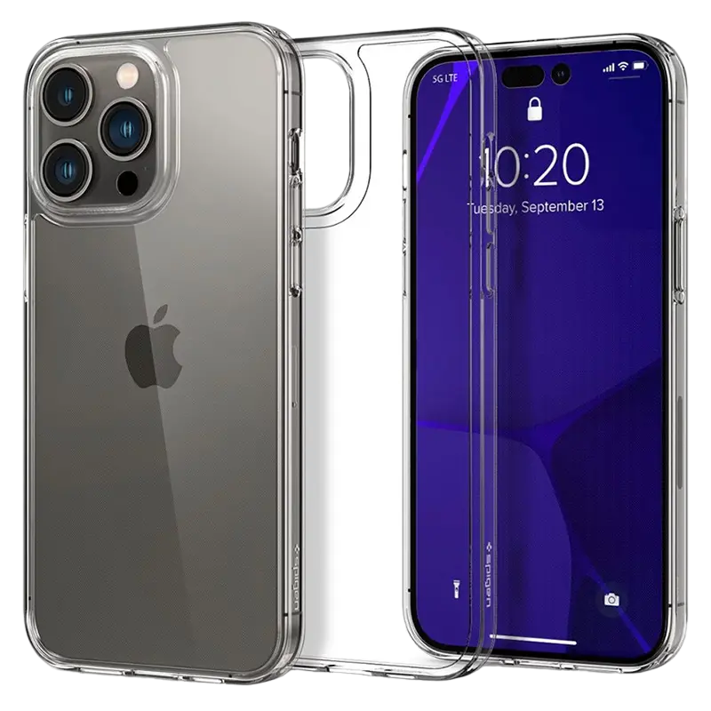 Чехол Spigen iPhone 14 Pro Max, Airskin Hybrid, Прозрачный