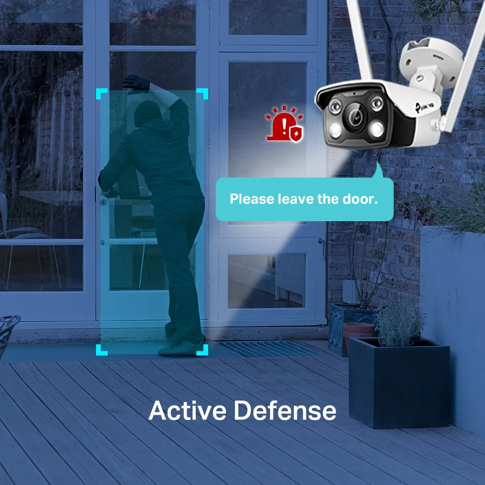 Camera de supraveghere IP TP-LINK VIGI C340-W (4mm), Alb