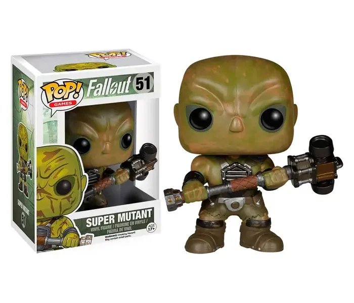 Figurine de vinil Funko POP! Super Mutant, Fallout Heroes
