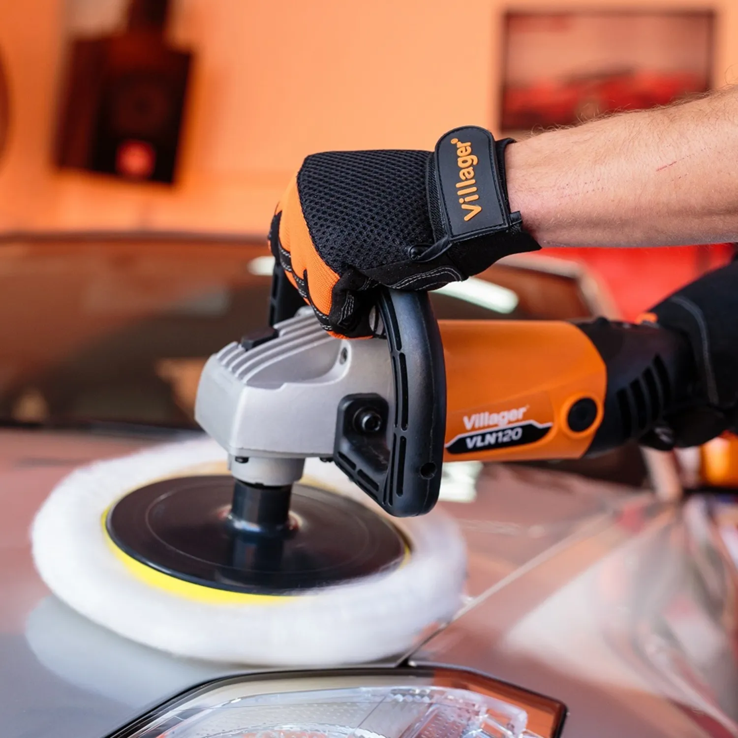 Полировальная машина угловая 1200 W Villager VLN 120 W