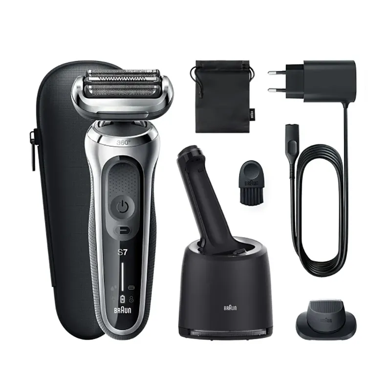 Электробритва мужская Braun 71-S7200cc, Серебристый
