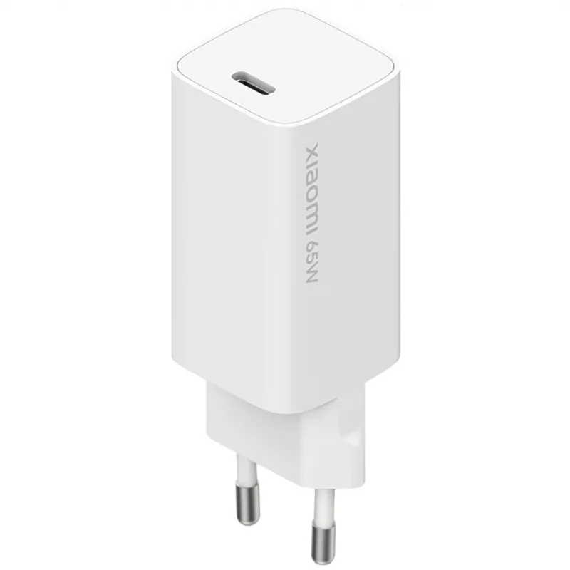 Încărcător Xiaomi Mi 65W Fast Charger with GaN Tech Type-C, 65W, Alb