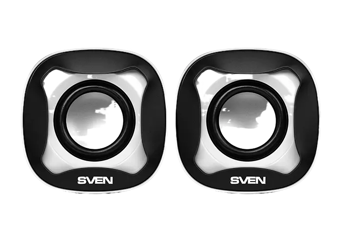 Boxe pentru calculator 2.0 SVEN "170", Negru/Alb
