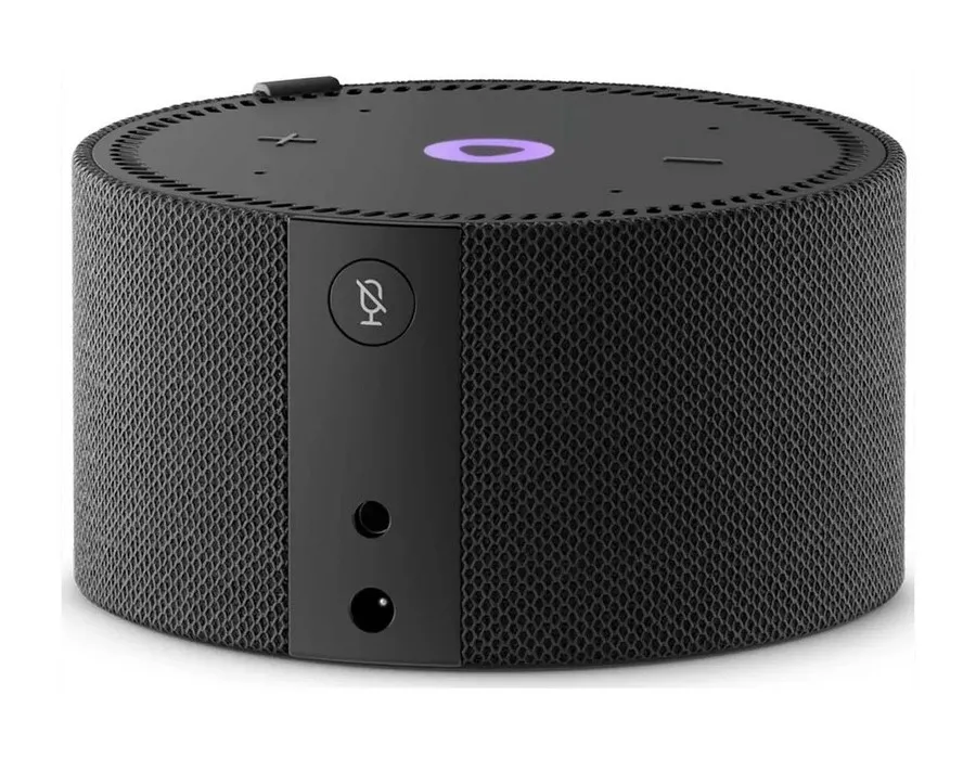 Умная колонка Yandex YNDX-0020, Чёрный ¶с часами