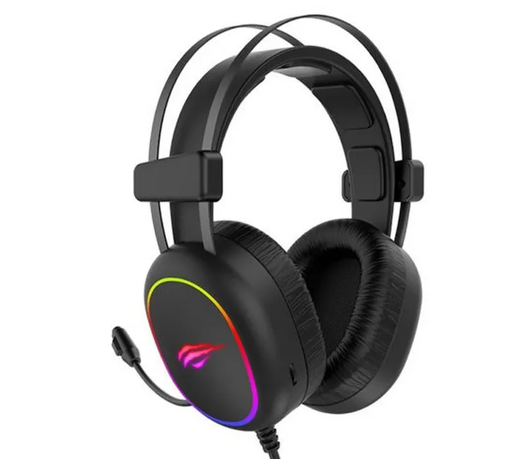 Căști gaming Havit H2016d, USB, Negru