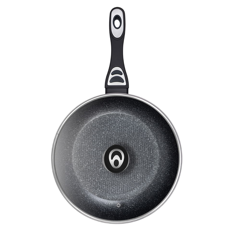 Сковорода RESTO 93154, 28см, Чёрный