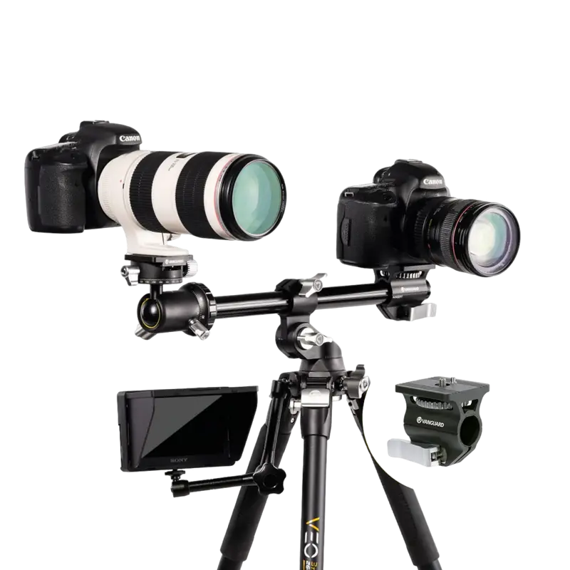 Trepied/Monopod Vanguard VEO3T+ 264AB, Cap cu bilă cu două axe, Negru