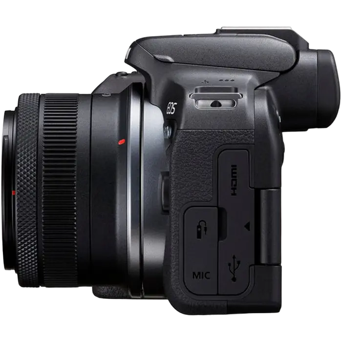 Aparat Foto Mirrorless Canon EOS R10 & RF-S 18-45mm f/4.5-6.3 IS STM KIT, Negru