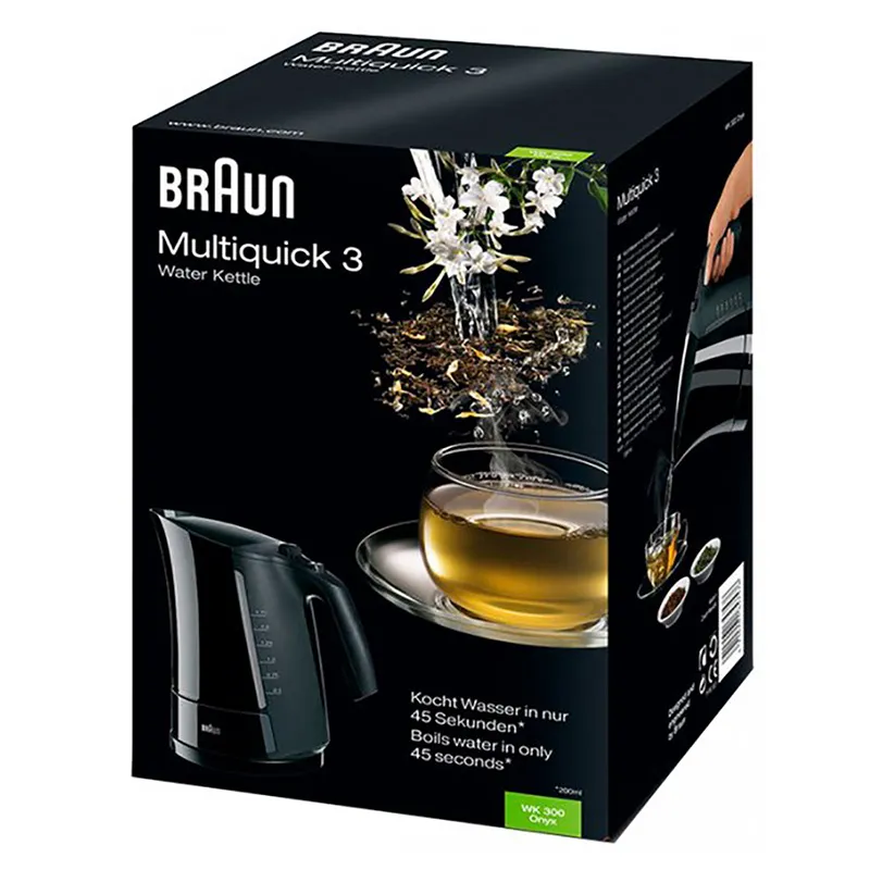Электрочайник BRAUN WK300, Чёрный
