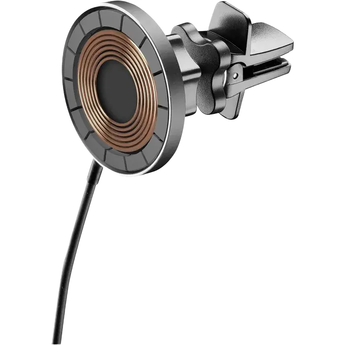 Автомобильное зарядное устройство Cellularline Touch Air Mag, 7.5 Вт, Чёрный