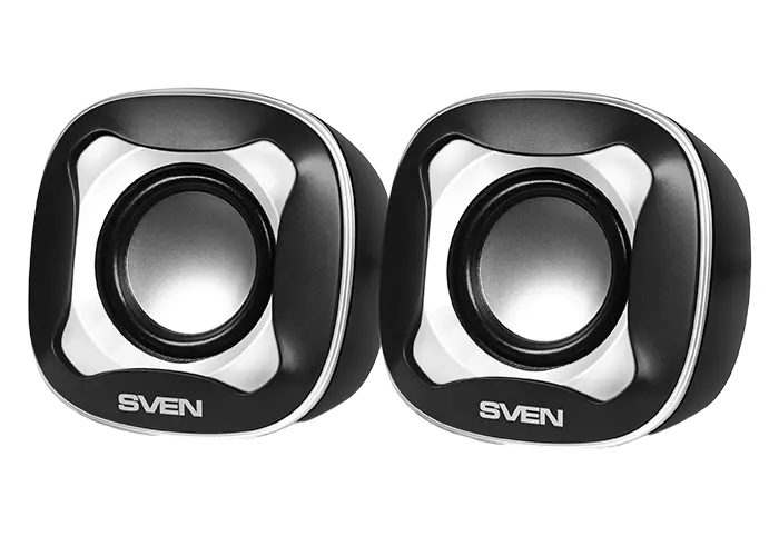 Boxe pentru calculator 2.0 SVEN "170", Negru/Alb