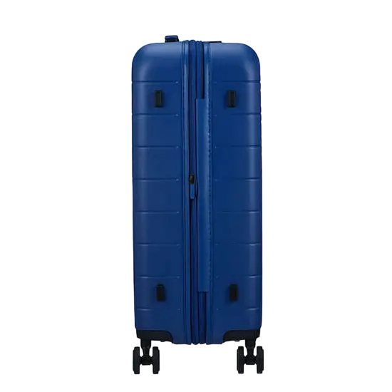 Valiza American Turister NOVASTREAM pe 4 roti 67/24 TSA EXP albastru inchis