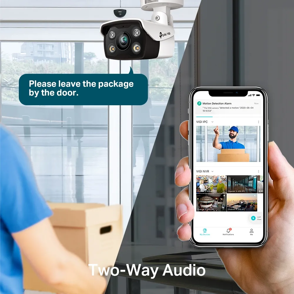 Camera de supraveghere IP TP-LINK VIGI C340-W (4mm), Alb