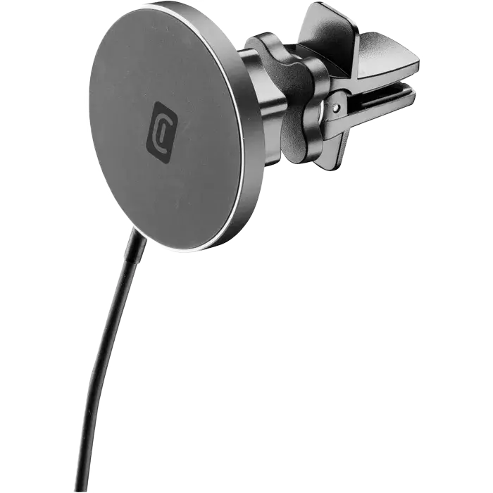 Автомобильное зарядное устройство Cellularline Touch Air Mag, 7.5 Вт, Чёрный
