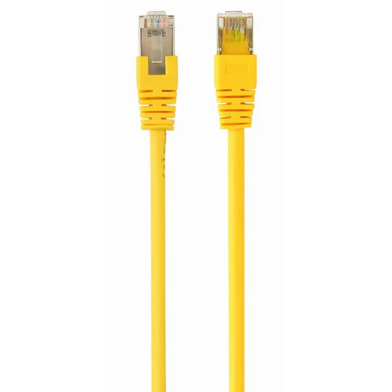 Patch cord Cablexpert PP22-1M/Y, Cat5e FTP, 1m, Galben