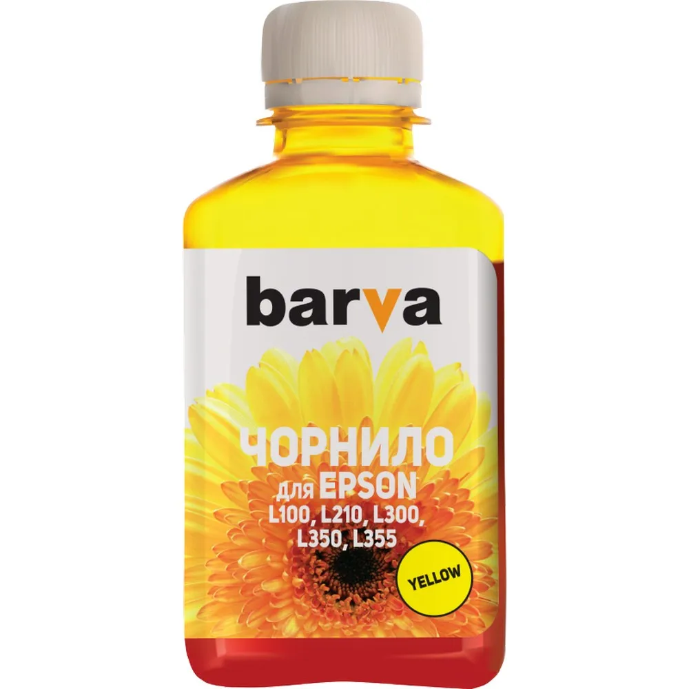 Контейнер с чернилами Barva PN-EL100N, L100-405, Желтый