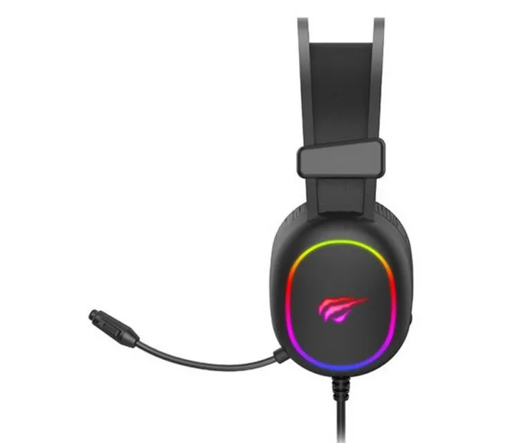 Căști gaming Havit H2016d, USB, Negru