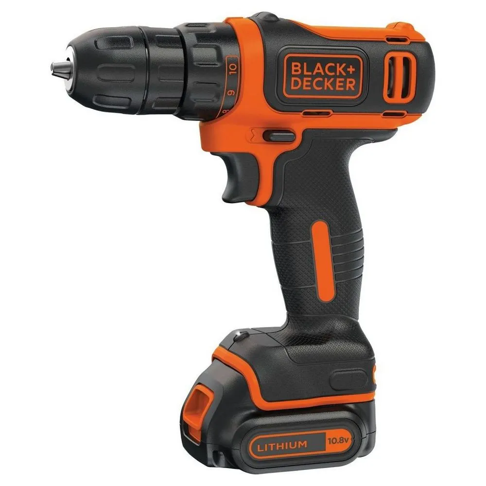 Аккумуляторная дрель-шуруповерт Black+Decker BDCDD12B-QW