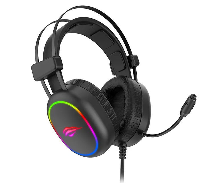 Căști gaming Havit H2016d, USB, Negru