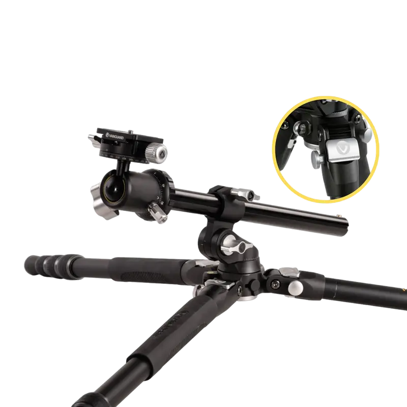Trepied/Monopod Vanguard VEO3T+ 264AB, Cap cu bilă cu două axe, Negru