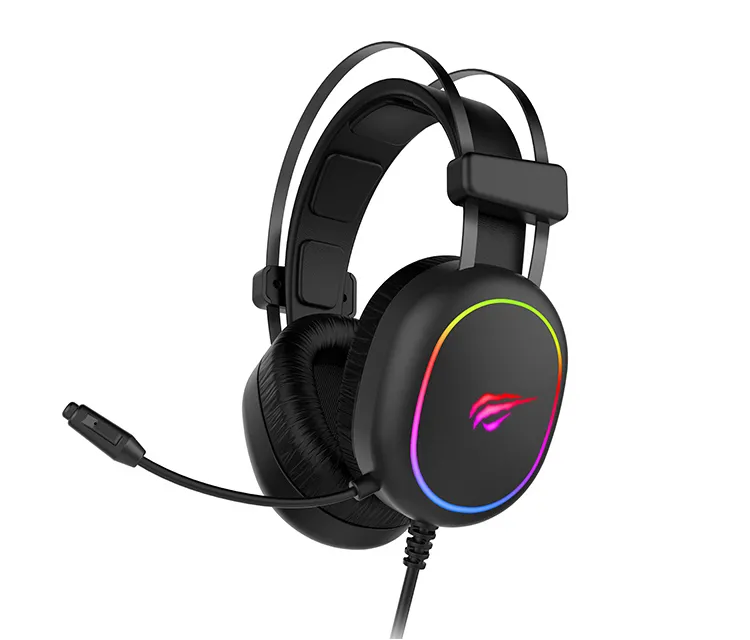 Căști gaming Havit H2016d, USB, Negru