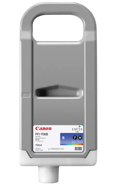 Cartuș de cerneală Canon PFI-706, 700 ml, Albastru
