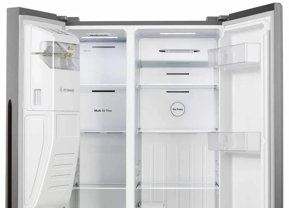 Frigider Hisense RS650N4AC2, Oțel inoxidabil