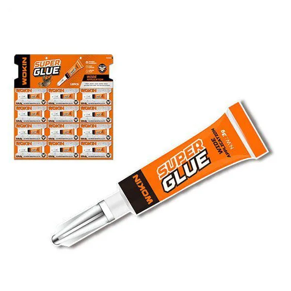Adeziv Instant Super Glue WOKIN 3G 12buc/set