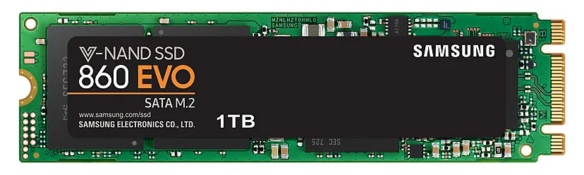 Накопитель SSD Samsung 860 EVO  MZ-N6E1T0, 1000Гб, MZ-N6E1T0BW