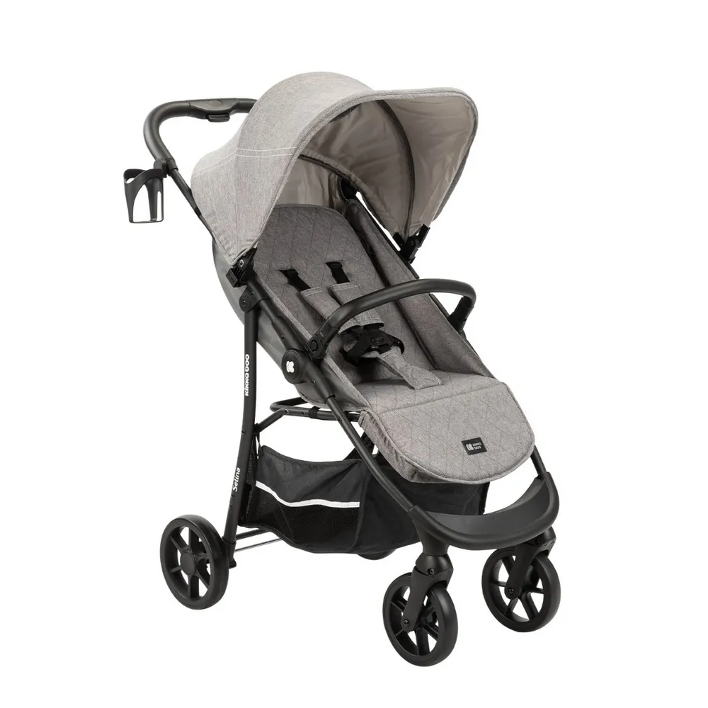 Stroller Kikka Boo 3 in 1 Selina, Light Grey