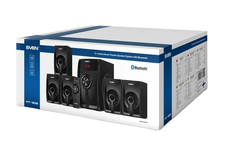 Boxe pentru calculator 5.1 SVEN HT-202, Negru