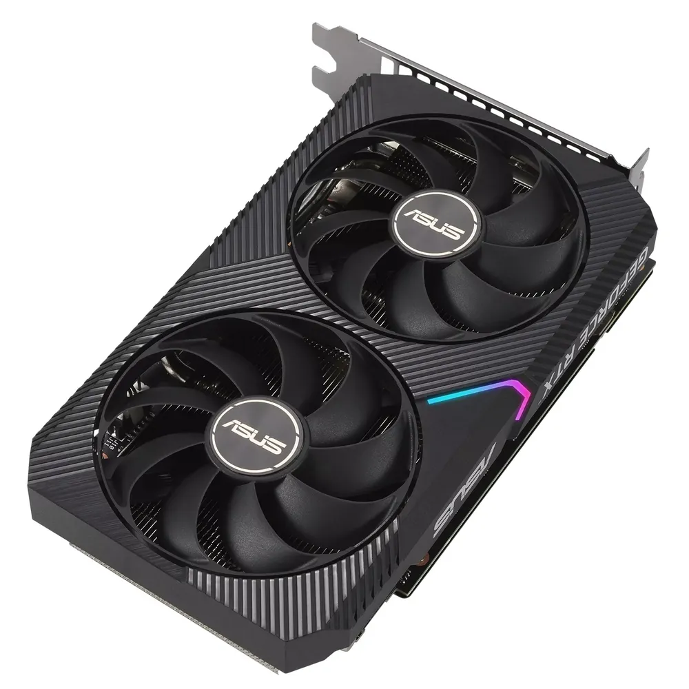 Видеокарта ASUS DUAL-RTX3060-O12G-V2, 12ГБ GDDR6 192бит