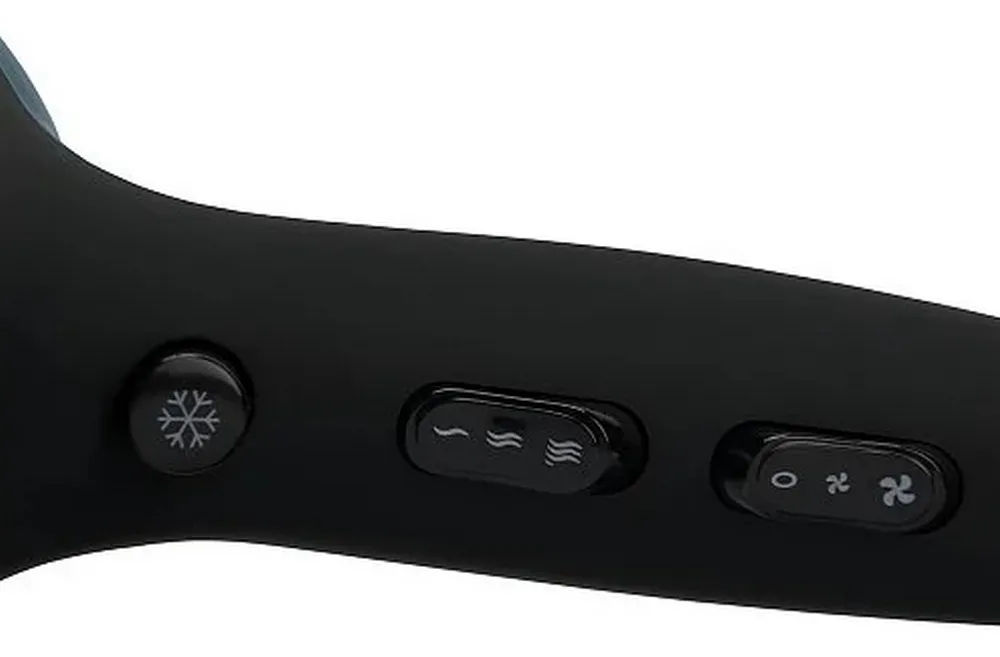 Uscător de păr Polaris PHD2245Ti, 2200W, Negru / Albastru