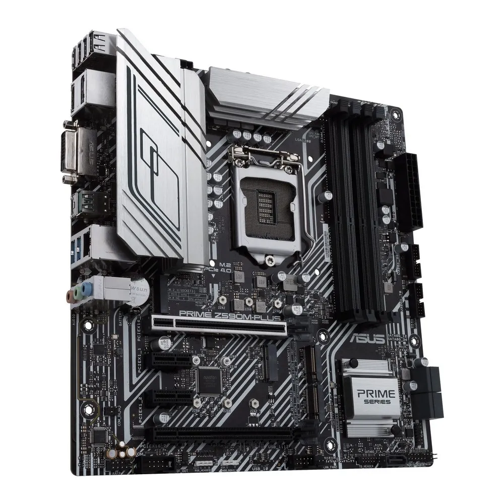 Материнская плата ASUS PRIME Z590M-PLUS, LGA1200, Intel Z590, Micro-ATX