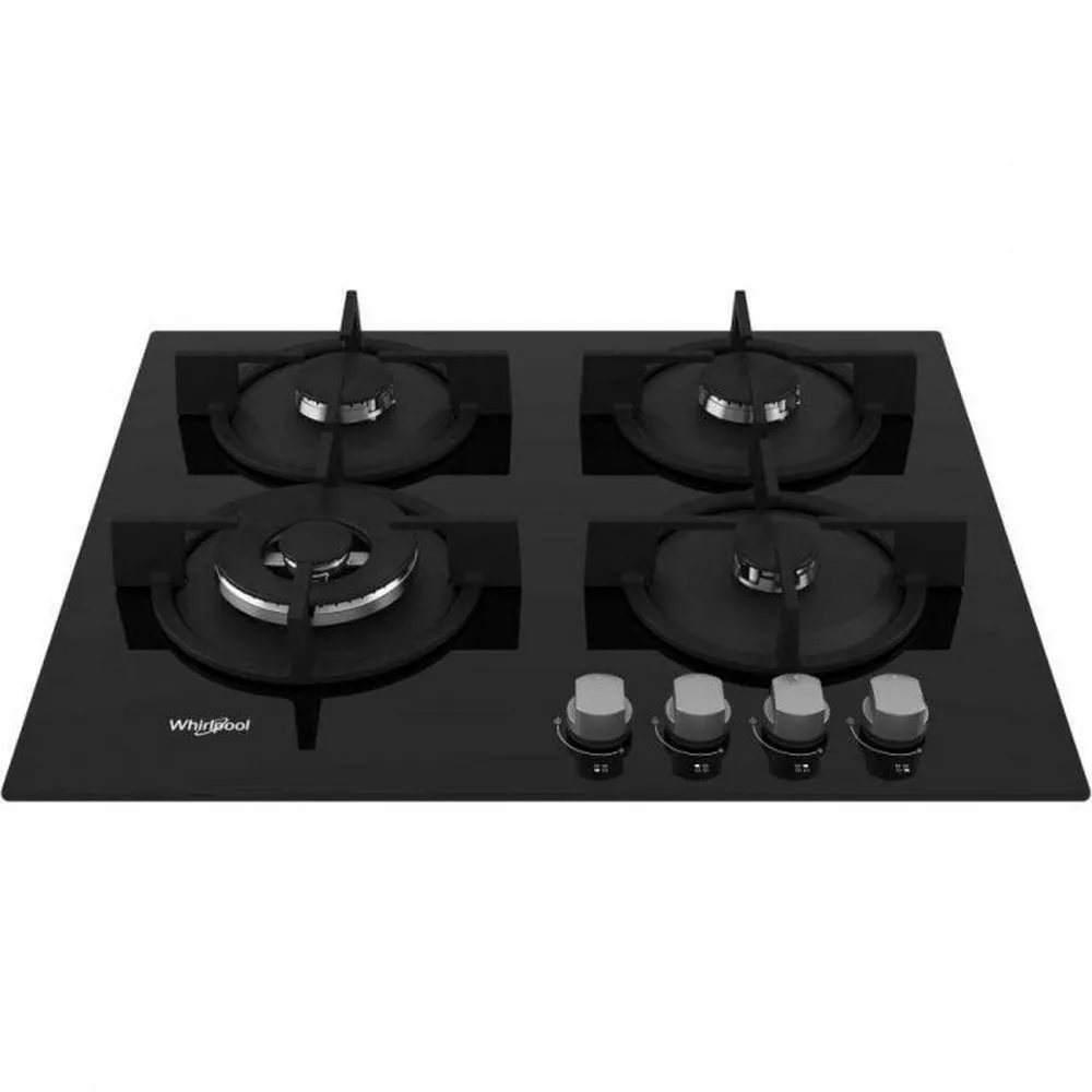 Plită pe gaz Whirlpool GOR 625/NB HOB WP, Negru