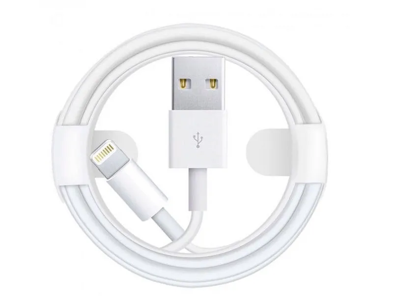 Cablu încărcare și sincronizare Apple Lightning to USB Cable, USB Type-A/Lightning, 1m, Alb