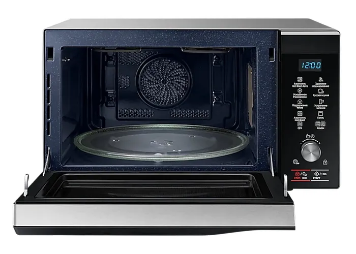 Cuptor cu microunde Samsung MC32K7055CT/BW, Oțel inoxidabil