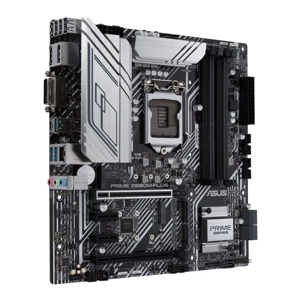 Материнская плата ASUS PRIME Z590M-PLUS, LGA1200, Intel Z590, Micro-ATX