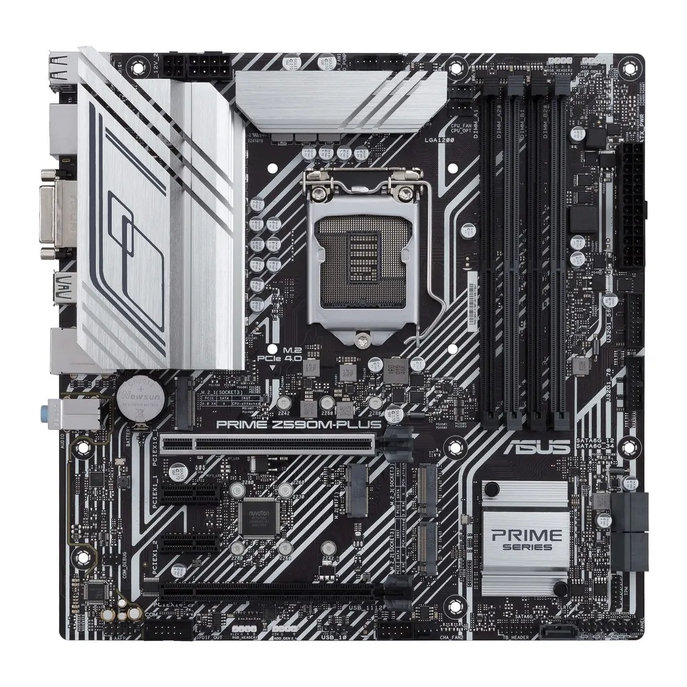 Материнская плата ASUS PRIME Z590M-PLUS, LGA1200, Intel Z590, Micro-ATX