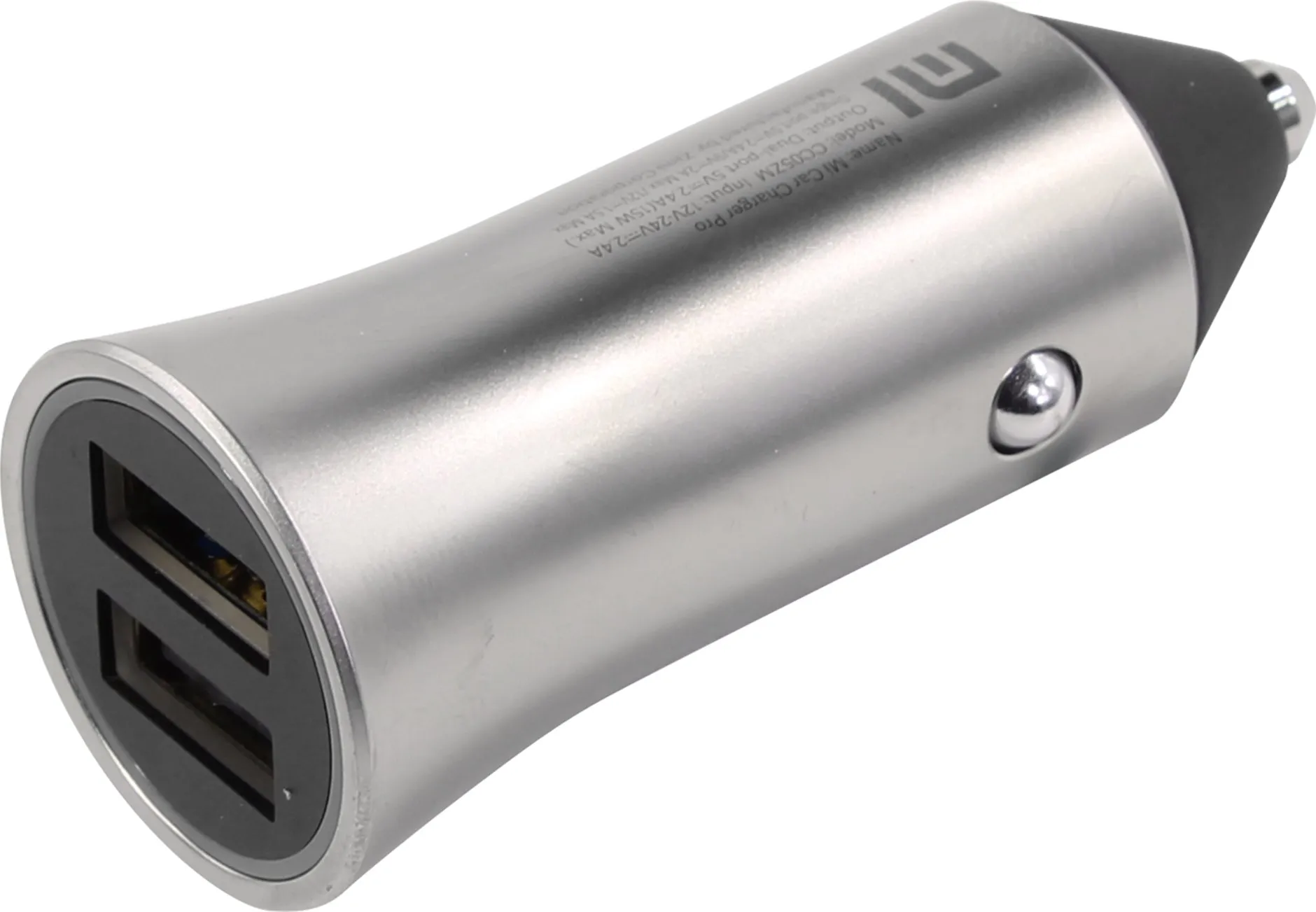 Автомобильное зарядное устройство Xiaomi Mi Car Charger Pro, 18Вт, Серебристый