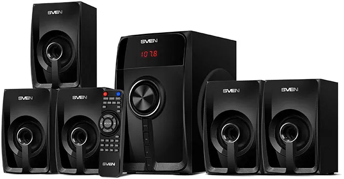 Boxe pentru calculator 5.1 SVEN HT-202, Negru